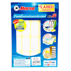 Picture of สติกเกอร์ ตราม้า A11 28x55mm 