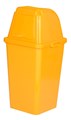 Picture of ถังขยะเหลี่ยมแบบฝาเปิดปิด O01003 42x39.5x83ซม.เหลือง 60 ลิตร
