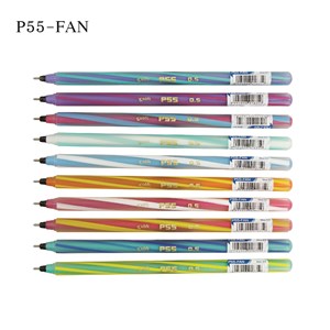 Picture of ปากกาลูกลื่นเจล g'SOFT P55 FAN, น้ำเงิน, 0.5 มม.