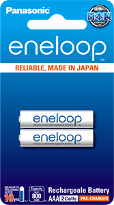 Picture of ถ่านชาร์จ  Panasonic Eneloop AAA  800 mAh  (2 ก้อน)