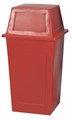 Picture of ถังขยะเหลี่ยมแบบฝาเปิดปิด DBS12S 52x52x104ซม,แดง 120 ลิตร