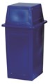 Picture of ถังขยะเหลี่ยมแบบฝาเปิดปิด DBS12S 52x52x104ซม,น้ำเงิน 120 ลิตร