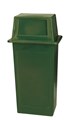 Picture of ถังขยะเหลี่ยมแบบฝาเปิดปิด DBS09S 47x47x95ซม,เขียว 90 ลิตร