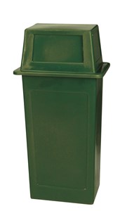 Picture of ถังขยะเหลี่ยมแบบฝาเปิดปิด DBS09S 47x47x95ซม,เขียว 90 ลิตร
