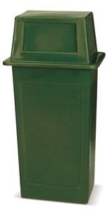 Picture of ถังขยะเหลี่ยมแบบฝาเปิดปิด DBS12S 52x52x104ซม,เขียว 120 ลิตร