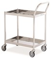 Picture of รถเข็นสแตนเลส 2 ชั้น,ล้อยาง, ST2-4006S, 70x41x88.5 ซม., 200 กก.