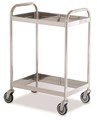 Picture of รถเข็นสแตนเลส 2 ชั้น,ล้อยาง, ST2-5007S, 81x51x88.5 ซม., 200 กก.