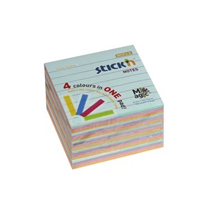 Picture of สติ๊ก'เอ็น 3" x 3" พาสเทลคละสี (4+1) 21577 กระดาษโน้ต