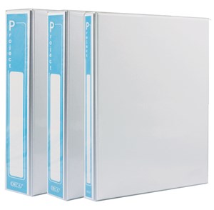 Picture of แฟ้ม PVC 4 ห่วง  3" ออร์ก้า ขาว