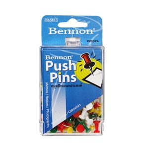Picture of หมุด Push Pins เบนน่อน (BENNON) 5817 (ทึบ)