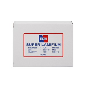 Picture of พลาสติกเคลือบบัตร แซนโก้ 125 ไมครอน, 80 x 110 มม., 100 แผ่น