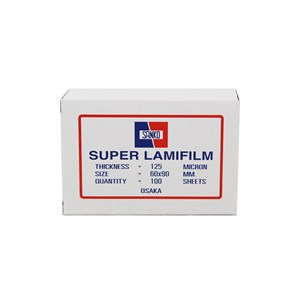 Picture of พลาสติกเคลือบบัตร แซนโก้ 125 ไมครอน, 60 x 90 มม., 100 แผ่น