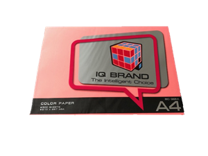 Picture of กระดาษสีถ่ายเอกสาร IQ Cyber Pink, 80 แกรม A4  (500 แผ่น)