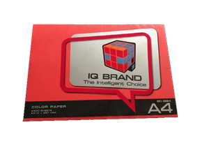 Picture of กระดาษสีถ่ายเอกสาร IQ แดง Red, 80 แกรม A4  (500 แผ่น)