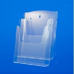 Picture of กล่องใส่โบรชัวร์ JW A4-2L, 2 ช่อง แท่นเสียบป้ายชื่อ