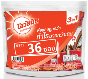 Picture of โอวัลติน 3 In 1, 29 กรัม, 33 ซอง