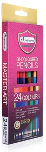 Picture of Master Art มาสเตอร์อาร์ต ดินสอสี 2 หัว 24 สี