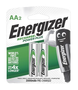 Picture of ถ่านชาร์จ Energizer NH15 RP2 AA 2000mAh (1x2)