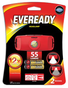 Picture of ไฟฉายคาดศรีษะ EVEREADY HDV22 ฟรี 2AAA (Energizer)