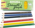 Picture of ดินสอเขียนกระจก Dermatograph ตราสิงห์, สีน้ำเงิน