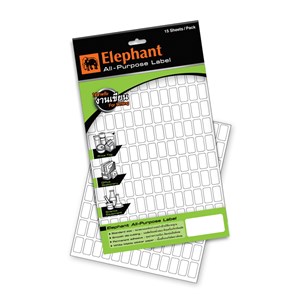 Picture of ตราช้างแล็บสติ๊กเกอร์ เบอร์ A10 25X50