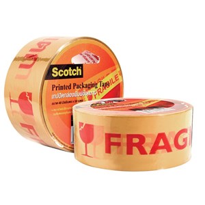 Picture of สก๊อตช์ เทป OPP ชา "ระวังแตก FRAGILE" (48มม.x50ม.)
