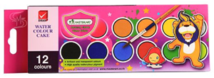 Picture of สีน้ำก้อน มาสเตอร์อาร์ต Master Art 5 มล. 12สี (กล่องกระดาษ)