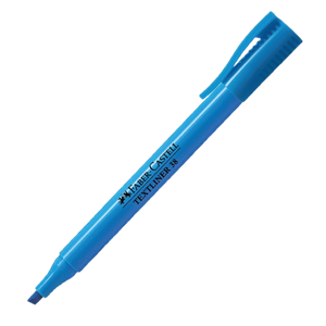 Picture of ปากกาเน้นข้อความ เฟเบอร์คาสเทล (Faber Castell) SLIM ฟ้า (นีออน)