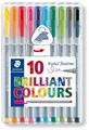 Picture of สเต็ดเล่อร์ (Staedtler) ปากกาไตรพลัส ไฟน์ไลนเนอร์ 334 ชุด10สี