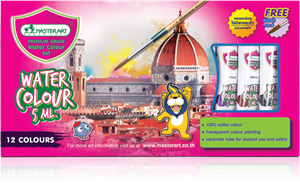 Picture of สีน้ำหลอด มาสเตอร์อาร์ต Master Art 5 มล. 12สี (กล่องกระดาษ)