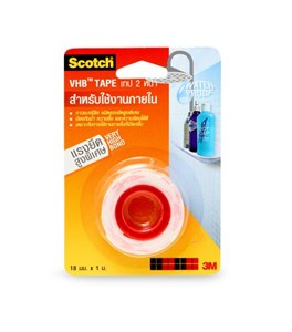 Picture of สก๊อตช์ VHB 121 เทปแรงยึดติดสูงสำหรับงานภายใน 18มม.*1ม.