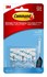 Picture of คอมมานด์ 3M ตะขอใส แกนเหล็กพร้อมเทปกาวใส ขนาดเล็ก 17067CLR SMALL CLEAR WIRE HOOKSWITHCLEAR STRIPS