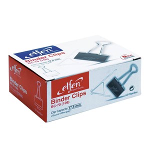 Picture of เอลเฟ่นคลิปดำเบอร์ 109 ขนาด 40 มม. (1X12)