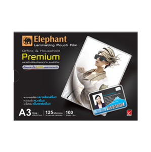 Picture of ตราช้าง ฟิล์มเคลือบบัตร PREMIUM A3 125MIC.