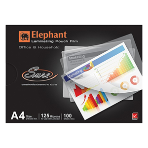 Picture of ตราช้าง ฟิล์มเคลือบบัตร SURE A4 125MIC.