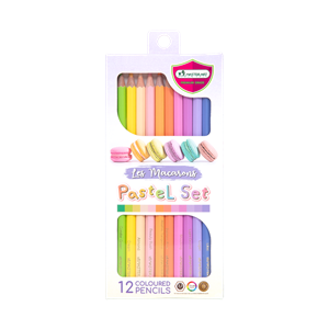 Picture of มาสเตอร์อาร์ต ดินสอสี 12 สีพาสเทล รุ่น Les Macarons