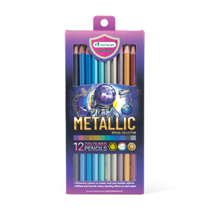 Picture of มาสเตอร์อาร์ต ดินสอสี 12 สี รุ่น เมทัลลิค