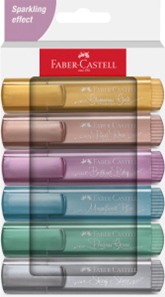 Picture of เฟเบอร์-คาสเทลล์ ปากกาเน้นข้อความ เมทัลลิก ชุด 6 ด้าม TL46 Metallic px6