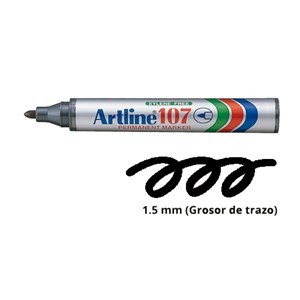 Picture of ปากกาเคมี อาร์ทไลน์ EK-107 หัวกลม ดำ
