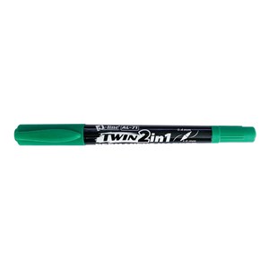 Picture of อาร์ทไลน์ ปากกาเคมี 2 หัว AL-71 TWIN 2in1 เขียว