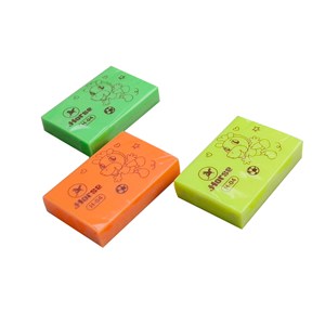Picture of ตราม้า ยางลบดินสอ H-04 สีนีออน ลายการ์ตูน AREX คละสี