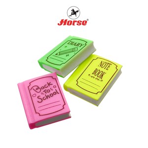 Picture of ตราม้า ยางลบดินสอ H-09 คละสี