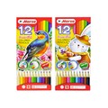 Picture of ตราม้า ดินสอสีไม้ยาว 12สี+กบเหลา H-2080 กล่องแดง