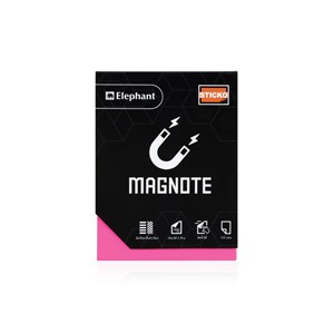 Picture of ตราช้าง แม็กโน้ต ชมพู นีออน 3"x4"