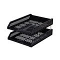 Picture of ตราช้าง ถาดเอกสารพลาสติก 2ชั้น ดำ Document Tray