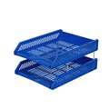 Picture of ตราช้าง ถาดเอกสารพลาสติก 2ชั้น น้ำเงิน Document Tray