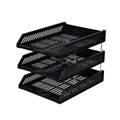 Picture of ตราช้าง ถาดเอกสารพลาสติก 3ชั้น ดำ Document Tray