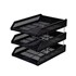 Picture of ตราช้าง ถาดเอกสารพลาสติก 3ชั้น ดำ Document Tray