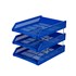Picture of ตราช้าง ถาดเอกสารพลาสติก 3ชั้น น้ำเงิน Document Tray