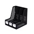 Picture of ตราช้าง กล่องเอกสารพลาสติก 3ช่อง ดำ Magazine Holder
